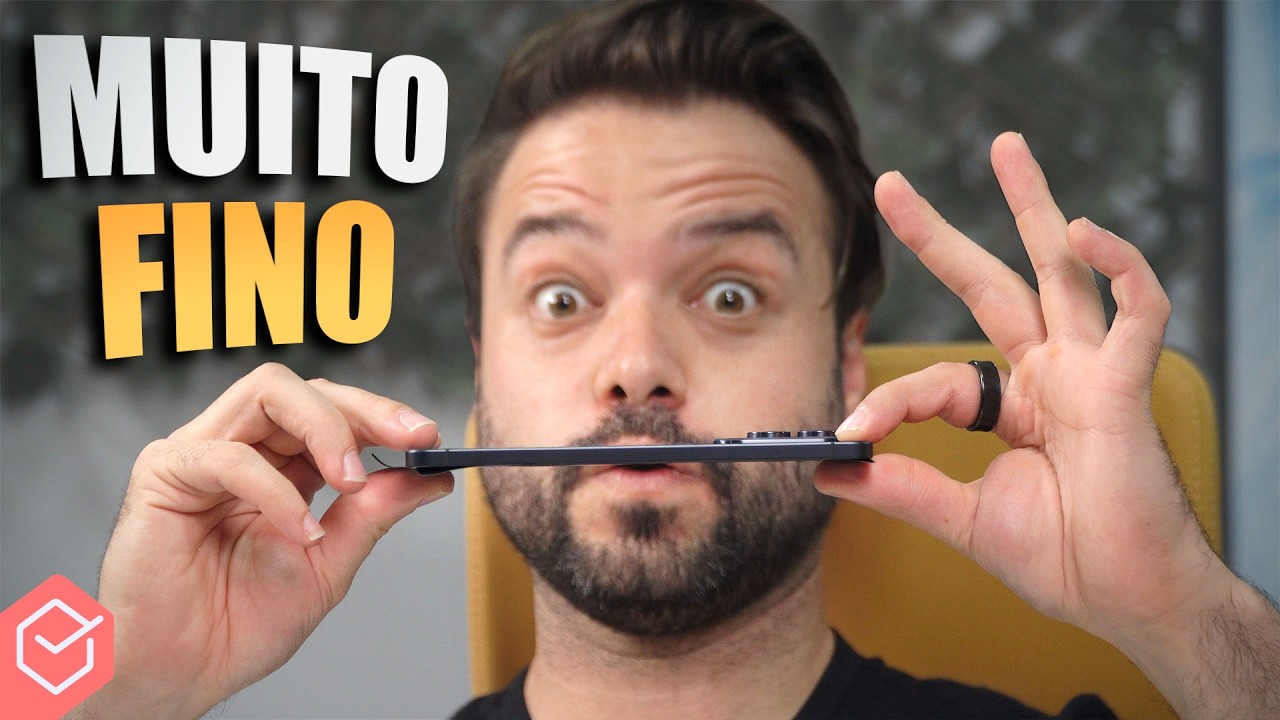 🔥CHEGOU meu GALAXY S25 EDGE! SÓ 5.8mm! // Unboxing e Primeiras Impressões!