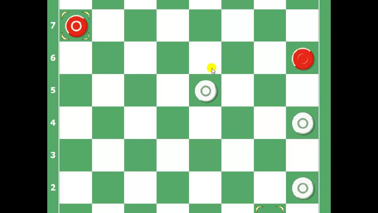 Jogo de Damas - 3 damas vs Dama + pedra - Técnica 4