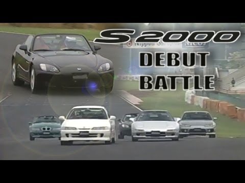 [ENG CC] S2000 debut battle - Integra R, NSX, S15 Silvia, RX7, BMW M, Caterham 7 - Tsukuba 1999