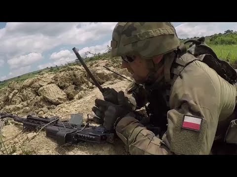 NOBLE JUMP 17 - Polish and Romanian infantry live fire