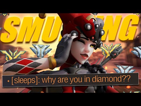 When a TOP 500 Widowmaker LEGALLY SMURFS in Diamond in Overwatch 2