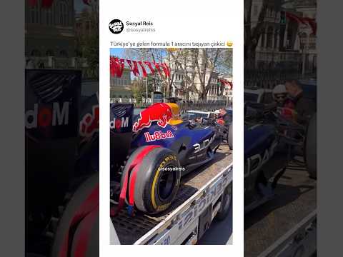 Türkiye’ye gelen formula 1 aracını taşıyan çekici 😄