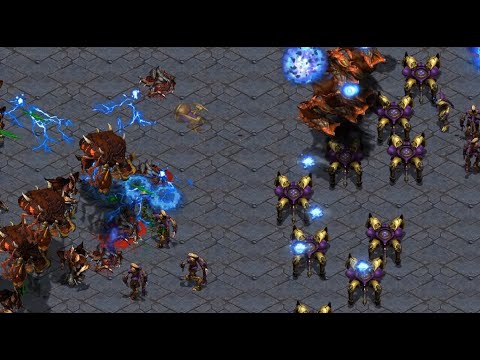 Queen 🇰🇷 (Z) v Stork 🇰🇷 (P) on Match Point - StarCraft - Brood War REMASTERED