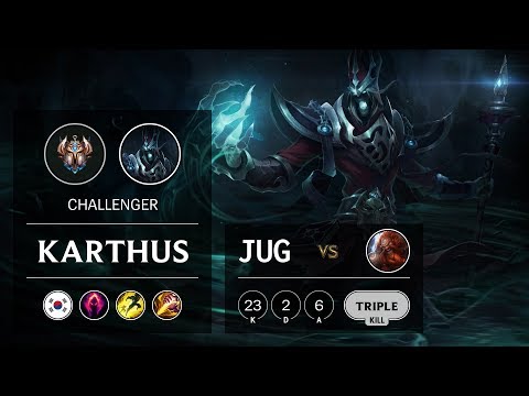 Karthus Jungle vs Gragas - KR Challenger Patch 9.9