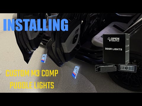 G80 M3 MOD – Installing Next-Level Puddle Lights (OPEN THROTTLE DOOR LIGHTS)