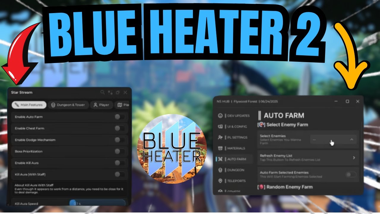 BLUE HEATER 2 SCRIPT