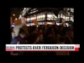 Protests demanding change after Ferguson.