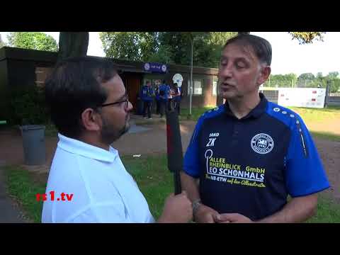 2017-08-27 FC Remscheid Trainer Kosanovic nach dem ASV Süchteln Spiel