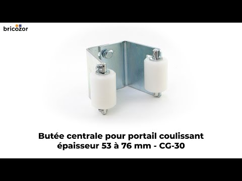 Butée centrale à visser pour portail coulissant - réglable - CG-30 COMUNELLO