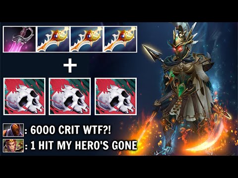 KHANDA + 3x Divine Rapier PA vs AM Epic Late Game Fights 6000 Crit 1 Shot Delete All WTF Dota 2