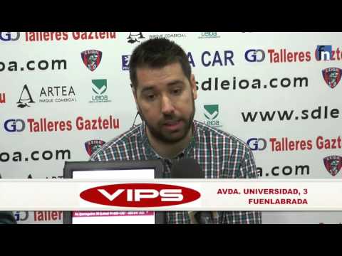 Rueda de Prensa SD Leioa - CF Fuenlabrada