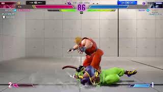 スト6配信　またバーンアウトしてるやん....　[プラチナ帯ランク]