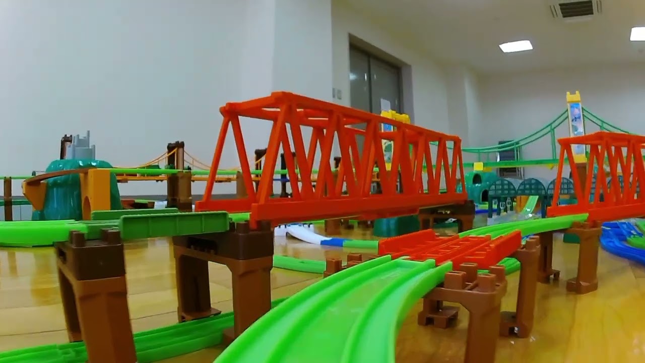 【きかんしゃトーマス】トーマスプラレールのプラレール前面展望