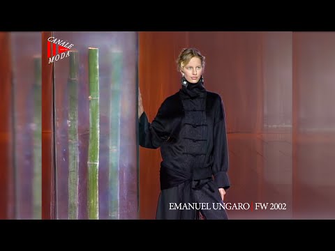 EMANUEL UNGARO Fall Winter 2002 Paris 4K - Canale Moda