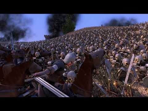 8000 Skeletons vs Archers and Cavalry - UEBS