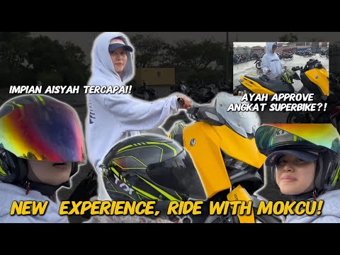 AYAH SETUJU BELI SUPERBIKE❗️ AISYAH PERGI RIDE DENGAN MOKSUU❗️