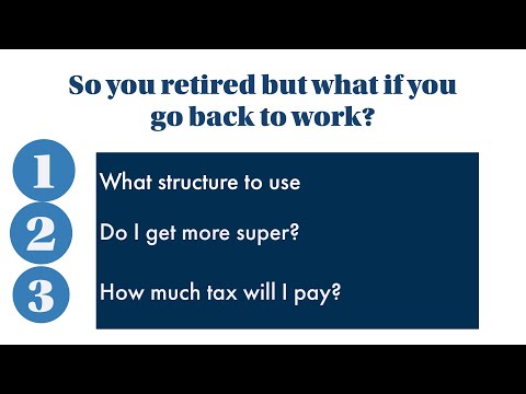 Can I retire and go back to work?