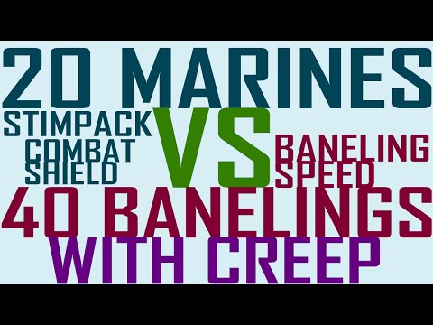 Micro AI - Marines vs Banelings (on creep)