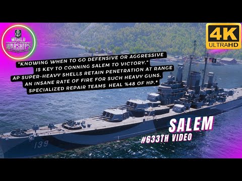 Wows SALEM: Cruiser World of Warships #wows #worldofwarships #gaming