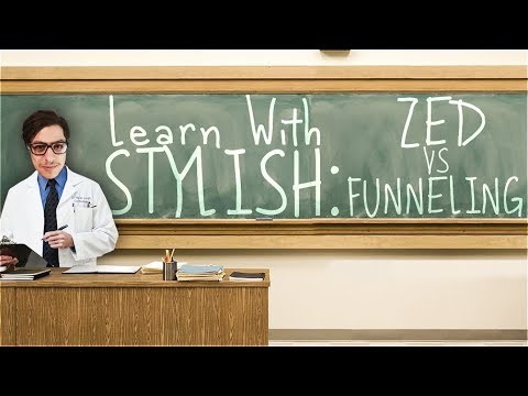 LEARN WITH STYLISH | IN DEPTH GAME COMMENTARY - ZED VS FUNNELING STRATEGY