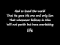 Jaci Velasquez - God So Loved The World Lyrics ...
