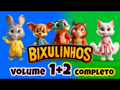 Maratona Bixulinhos Volume 1+2 Completo - Vídeos Infantis Educativos
