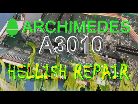 Acorn Archimedes A3010 Hellish Corrosion Repair Part 1 (Ouch, surely this is past it?)