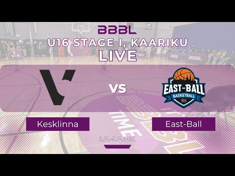 Kesklinna KK Black 2010 vs East-Ball 2010 | BBBL Boys U16