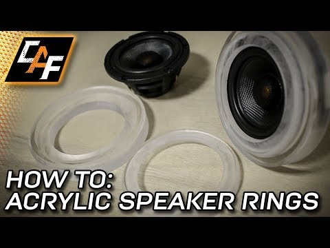 Better Speaker Rings Better Sound - Acrylic Adapter - CarAudioFabrication