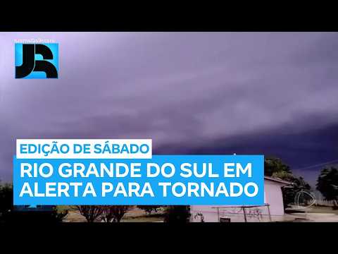 RS está em alerta para temporais e até tornados neste fim de semana