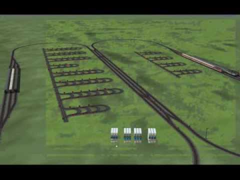 EEP-X Tutorial 51 - Control a 3 Lane 2 Directional Station (2) - Model Train Simulator