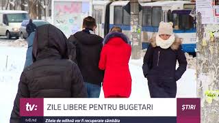 Download lagu ZILE LIBERE PENTRU BUGETARI Zilele de odihnă vor fi recuperate sâmbăta mp3