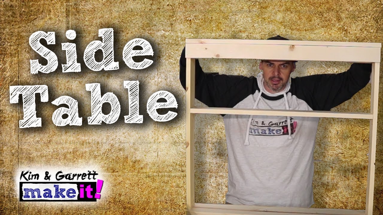 How To Make An Easy Bedside Table DIY Furniture