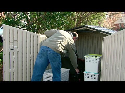 Slide Lid Shed Adds Storage