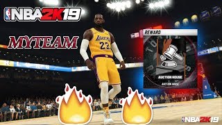 NBA 2K19 MyTeam: UNLOCKING AUCTION HOUSE! / FIRST UNLIMITED GAME