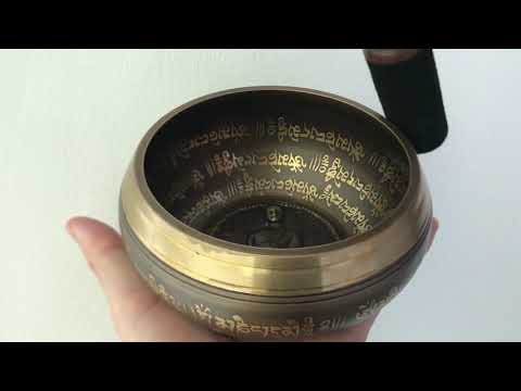 12.5cm diameter new Buddha singing bowls Tibetan mantra singing bowls for meditation
