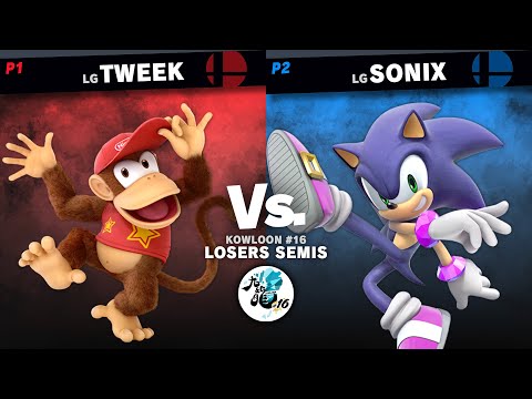 KOWLOON #16 Losers Semis - Tweek (Diddy Kong) VS Sonix (Sonic) SSBU Tournament