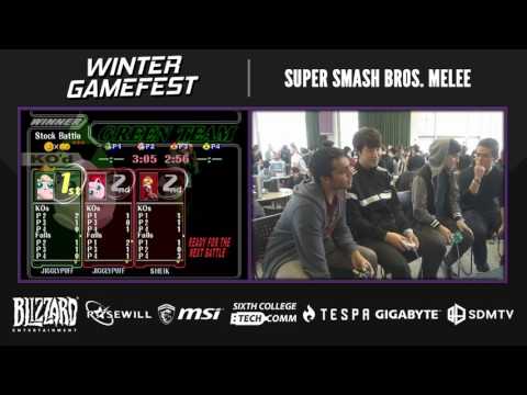 SD Arcadian 3 - BlueBuddy & Ironpiggy vs. Rawm & coy - SSBM Losers Quarters - Smash Melee