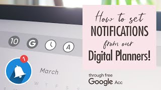 Calendar Reminders from Digital Planner in Goodnotes | Part 5 - Agenda & other features