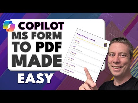 Copilot: Turn MS Forms into Elegant PDFs Copilot: Turn MS Forms into Elegant PDFs