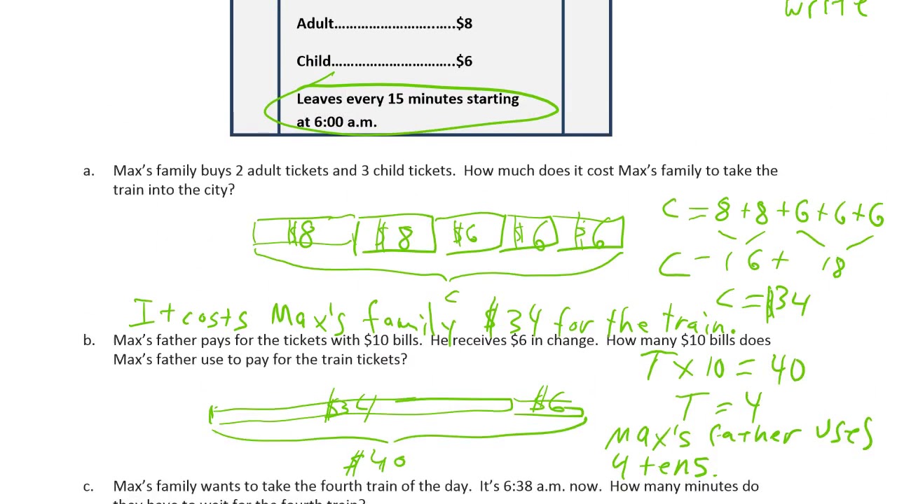 lesson 1 homework module 7 grade 3
