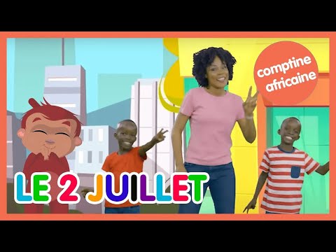 🌴🐒 Le 2 juillet - Comptine avec paroles - Les amis de Boubi S1
