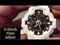 How To Set The Date Time On Casio Gshock 5522 Analog And Digital GA 700
