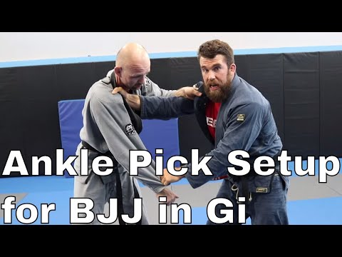 Dominate Grips & Get the Takedown in BJJ with Ankle Pick