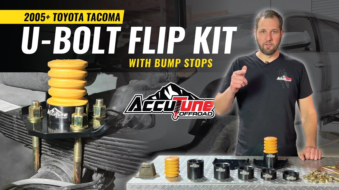 AccuTune Offroad U-Bolt Flip & Bump Stop Kit for 05+ Tacoma
