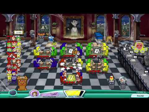 Diner Dash: Seasonal Snack Pack Walkthrough - Level #15 - Crypt Cafe