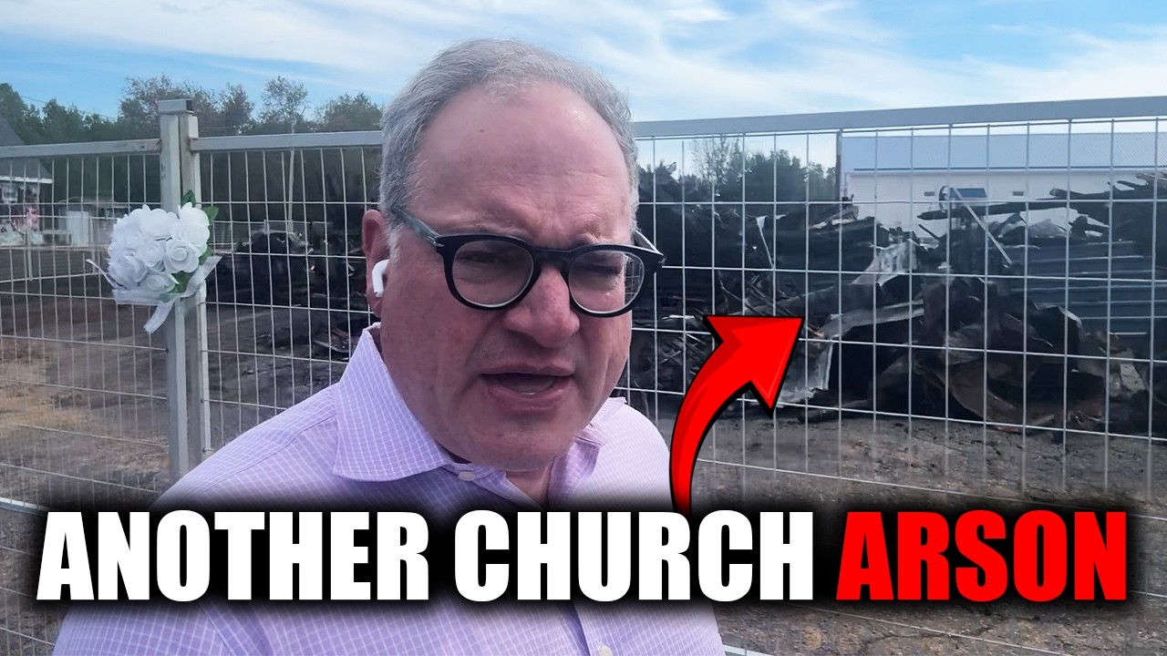 Ezra Levant reports from site of church fire in New Brunswick
