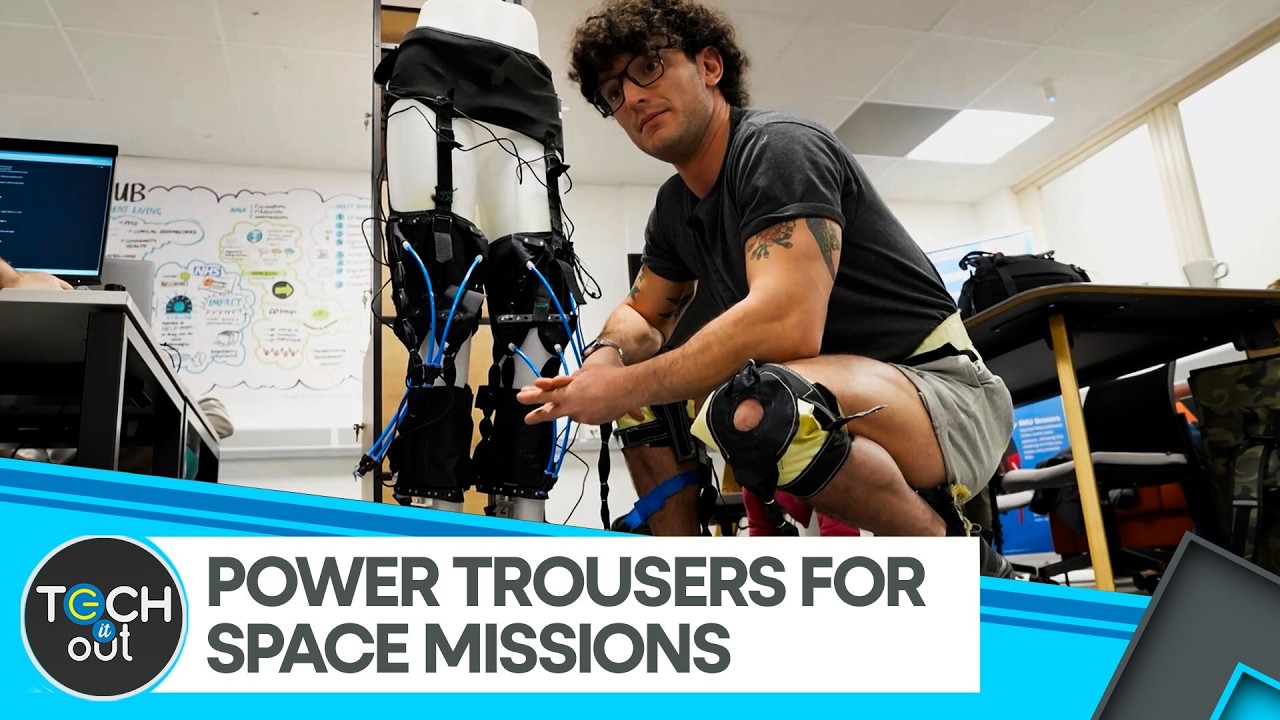 Soft Exosuit Trousers for Moon & Mars Missions | Space Tech | Tech It Out