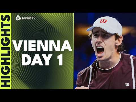 De Minaur Battles Machac; Berrettini, Mensik and Tien Feature | Vienna 2026 Day 1 Highlights