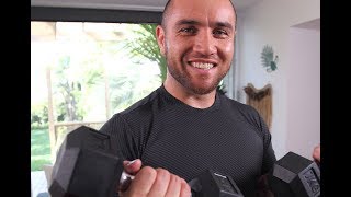 Youtube thumbnail for Beez teaches us the basics of using dumbbells